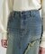 WAPPEN DENIM LONG SKIRT