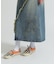 WAPPEN DENIM LONG SKIRT