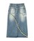 WAPPEN DENIM LONG SKIRT