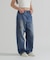 WAPPEN BARREL LEG DENIM PANTS