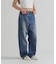 WAPPEN BARREL LEG DENIM PANTS