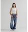 WAPPEN BARREL LEG DENIM PANTS