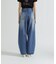 WAPPEN BARREL LEG DENIM PANTS