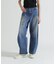 WAPPEN BARREL LEG DENIM PANTS