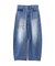 WAPPEN BARREL LEG DENIM PANTS