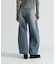 WAPPEN BARREL LEG DENIM PANTS