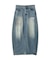 WAPPEN BARREL LEG DENIM PANTS