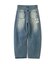 WAPPEN BARREL LEG DENIM PANTS