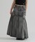 DENIM MERMAID CARGO SKIRT
