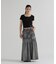 DENIM MERMAID CARGO SKIRT