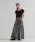 DENIM MERMAID CARGO SKIRT