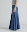 DENIM MERMAID CARGO SKIRT
