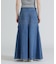 DENIM MERMAID CARGO SKIRT