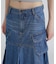 DENIM MERMAID CARGO SKIRT