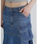 DENIM MERMAID CARGO SKIRT