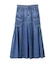 DENIM MERMAID CARGO SKIRT