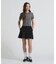NYLON SKIRT-LIKE PLEATED SKIRT
