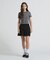 NYLON SKIRT-LIKE PLEATED SKIRT