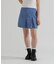 NYLON SKIRT-LIKE PLEATED SKIRT