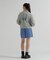 NYLON SKIRT-LIKE PLEATED SKIRT