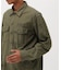 AGED LOOK L／S UTILITY SHIRT