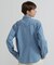 《WOMAN》DENIM SHIRT WITH GRAFFITI PRINT
