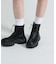 《直営店限定》LACE UP PLATFORM BOOTS／レースアッププラットフォームブーツ