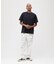 AGED LOOK STENCIL CHINO PANTS