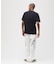 AGED LOOK STENCIL CHINO PANTS