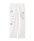 AGED LOOK STENCIL CHINO PANTS