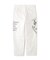 AGED LOOK STENCIL CHINO PANTS