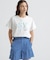 《WOMAN／直営店限定》FADE WASH T‐SHIRT WITH STAR EMBROIDERY
