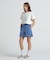 《WOMAN／直営店限定》FADE WASH T‐SHIRT WITH STAR EMBROIDERY