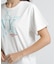 《WOMAN／直営店限定》FADE WASH T‐SHIRT WITH STAR EMBROIDERY