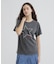 《WOMAN／直営店限定》FADE WASH T‐SHIRT WITH STAR EMBROIDERY