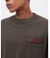 《50th Anniversary》LEATHER PATCHED FATIGUE T-SHIRT ／ レザー パッチド ファティーグ 半袖