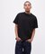 《50th Anniversary》LEATHER PATCHED VARSITY T-SHIRT ／ レザー パッチド バーシティ 半袖T