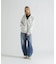 《WOMAN》SAGARA CIRCLE LOGO TOMCAT ZIP PARKA