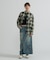 《WOMAN》OMBRE CHECK SHIRT