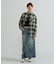 《WOMAN》OMBRE CHECK SHIRT