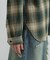 《WOMAN》OMBRE CHECK SHIRT