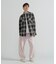 《WOMAN》OMBRE CHECK SHIRT