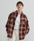 《WOMAN》OMBRE CHECK SHIRT