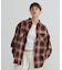 《WOMAN》OMBRE CHECK SHIRT