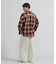 《WOMAN》OMBRE CHECK SHIRT