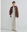 《WOMAN》OMBRE CHECK SHIRT
