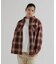 《WOMAN》OMBRE CHECK SHIRT