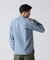 FLORAL PATTERN DENIM WORK L／S SHIRT