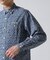 FLORAL PATTERN DENIM WORK L／S SHIRT