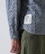 FLORAL PATTERN DENIM WORK L／S SHIRT